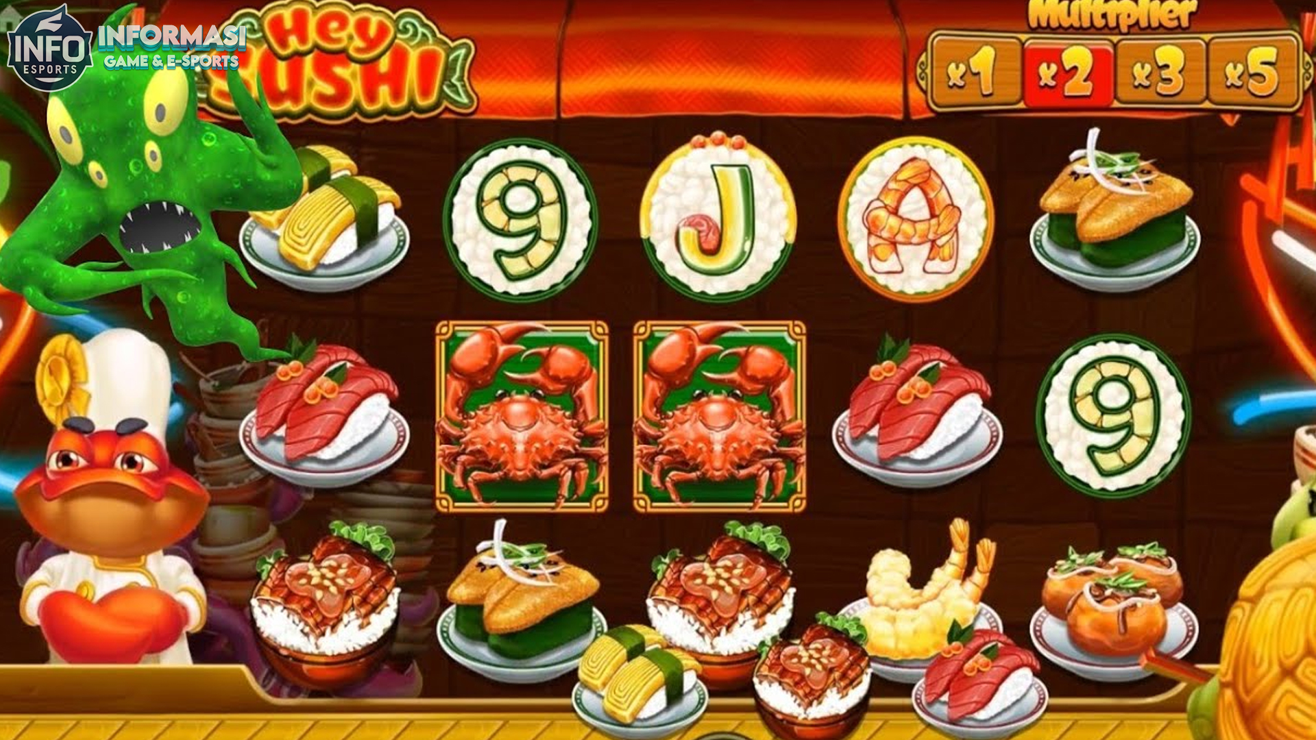 Slot Hey Sushi: Bonus Jumbo dan Fitur Free Spin yang Menggila